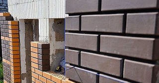 Фасады домов из кирпича в Котельниках: качественная кладка от 1150 рублей